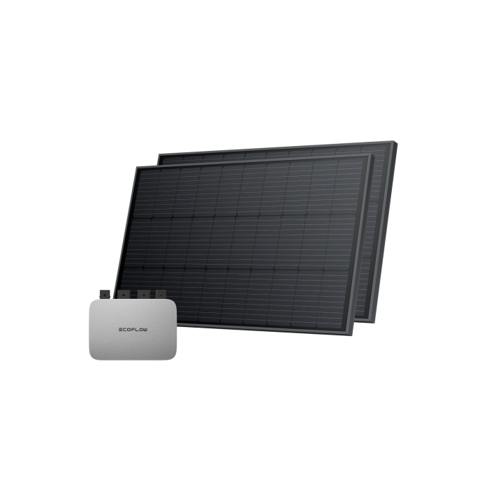 Mikro-Wechselrichter 600W + 2 x 400W starres Solarpanel Combo Soft Bundle